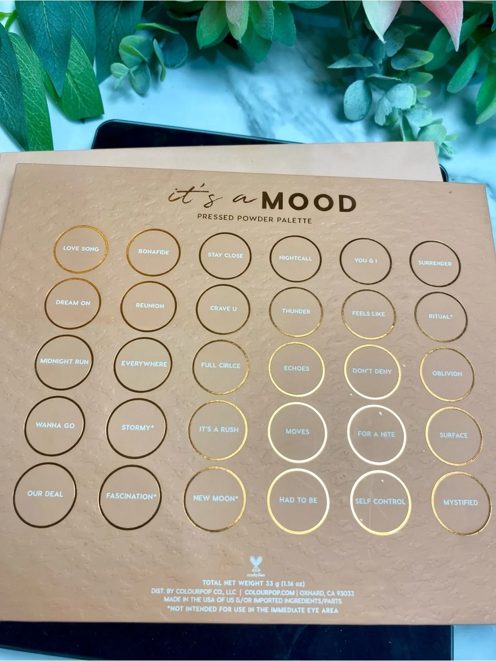 Colourpop It’s A Mood Eyeshadow Pallet W/30 Pans